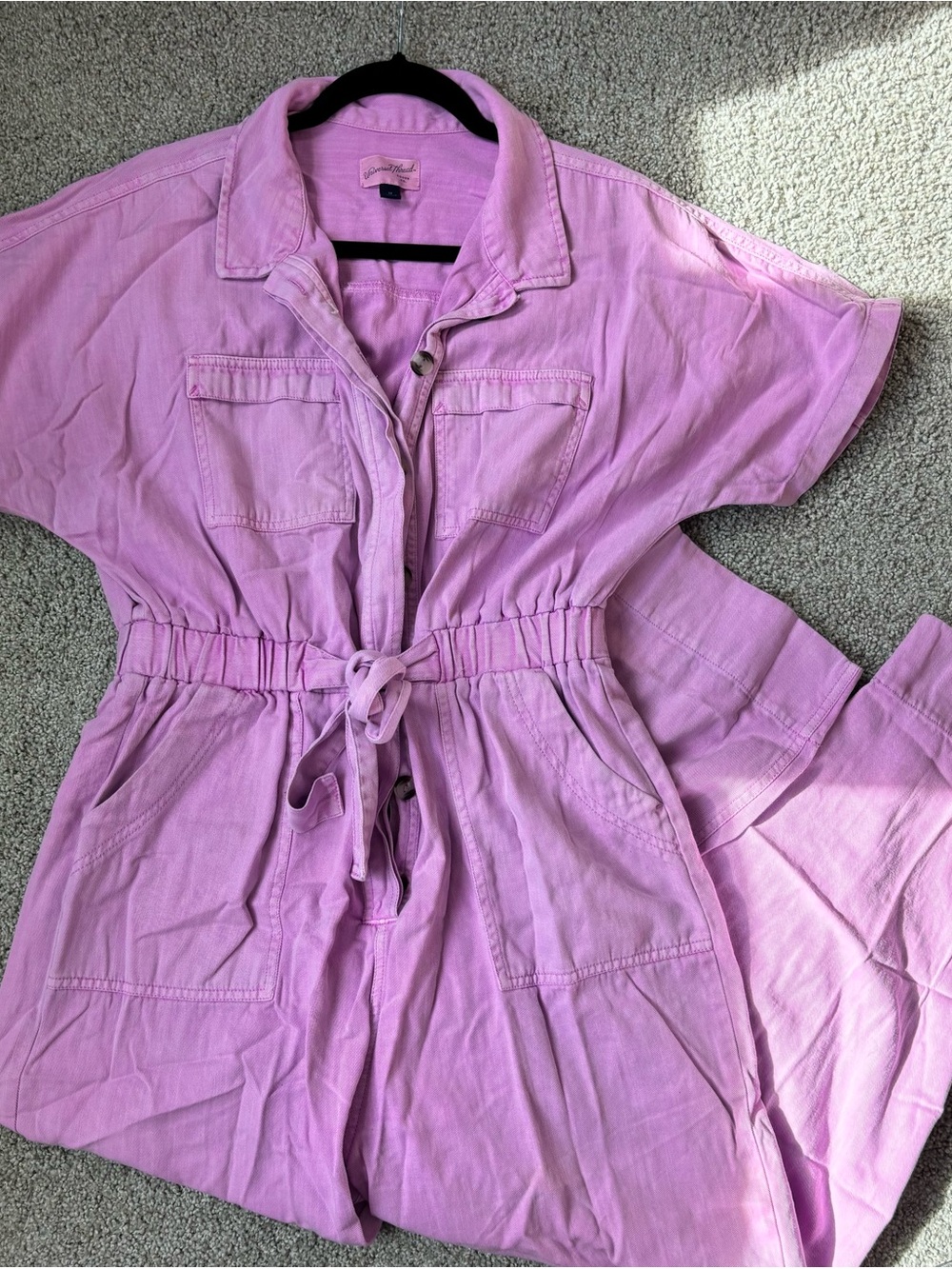 Universal Thread Lilac Drawstring Utility Jumpsuit